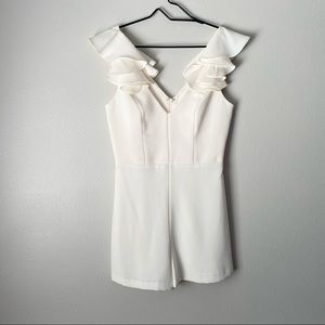 Revolve Amanda Uprichard Gimlet Ivory Romper Size Small
